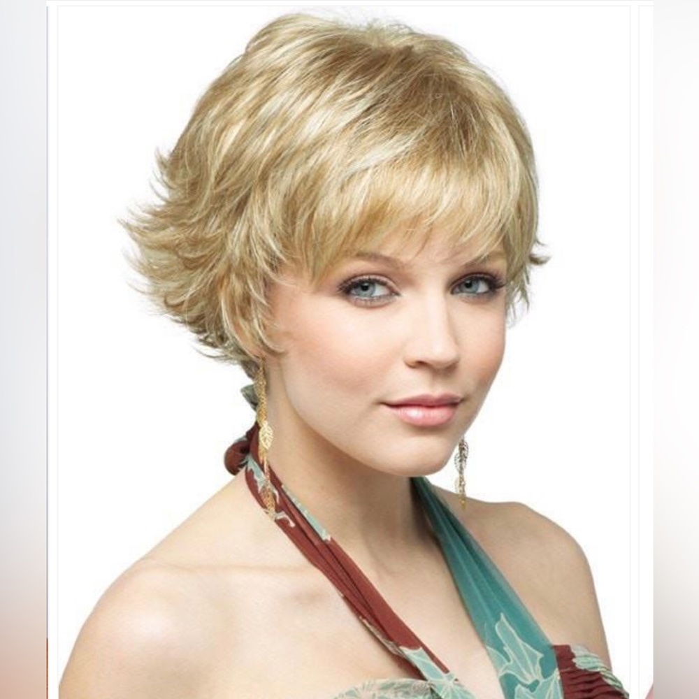 Rene’ of Paris Model 2341 Tyler Wig. Color: Strawberry Swirl
